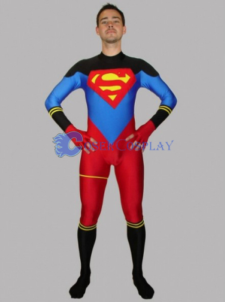 Superman Cosplay Costume Handsome Halloween